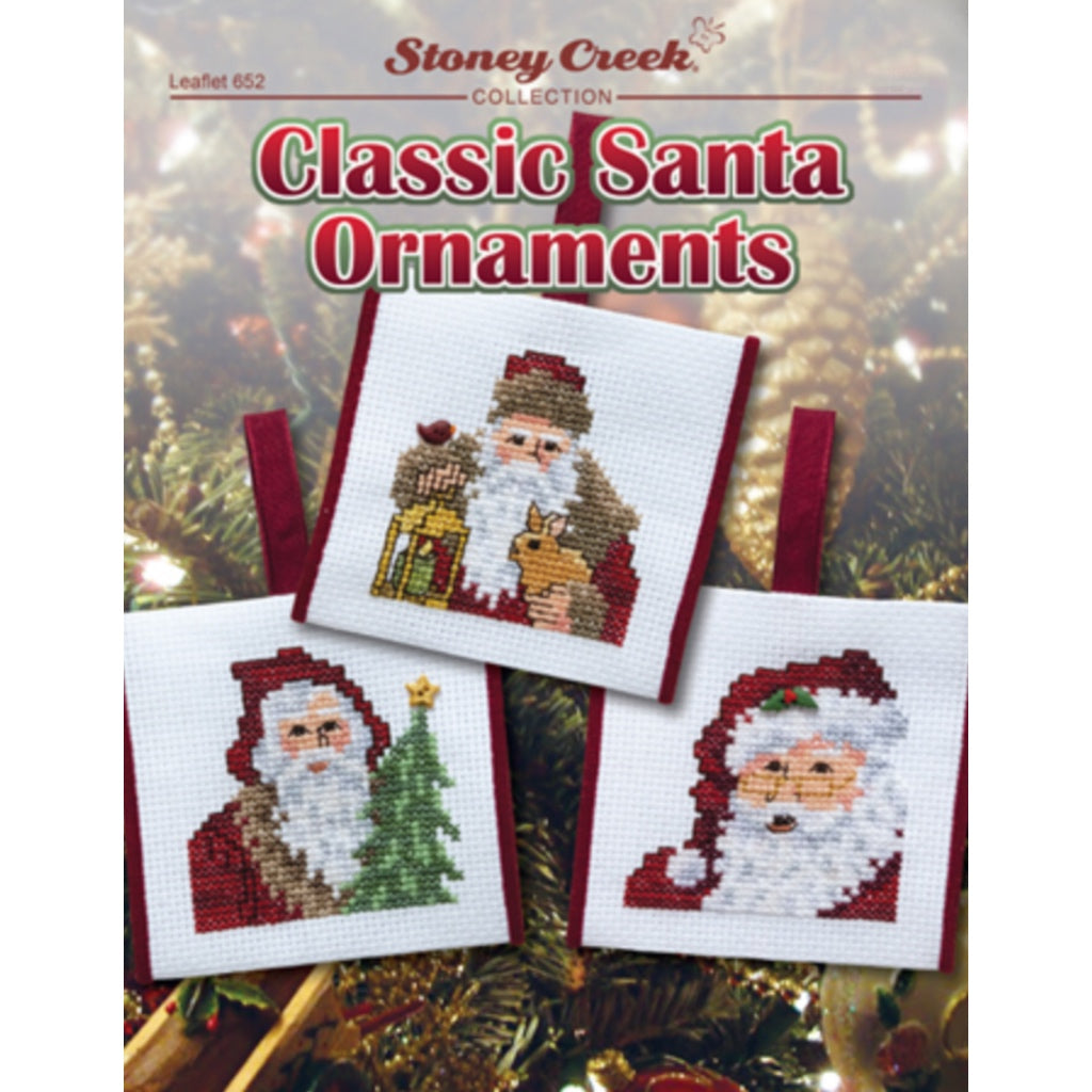 Stoney Creek Leaflet 652 Classic Santa Ornaments