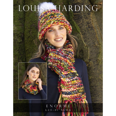 Louisa Harding 23-01 Enorme Alma Hat, Scarf, and Cowl