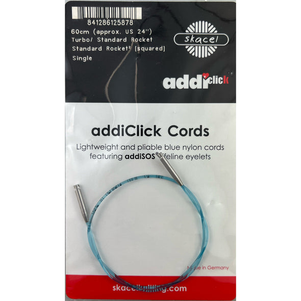 Circular Needle AddiClick Cord  60cm silver
