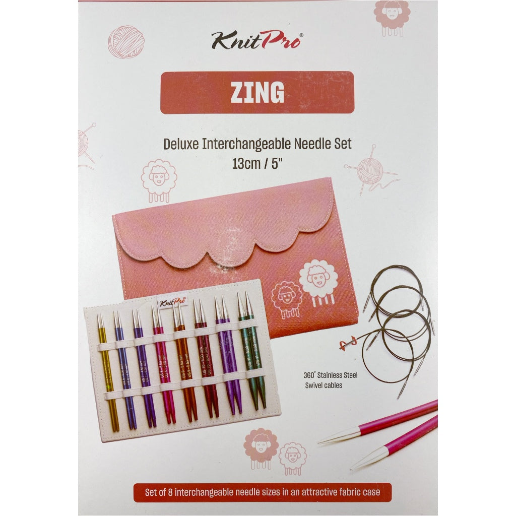 Circular Needle Gift Set KnitPro Zing Deluxe