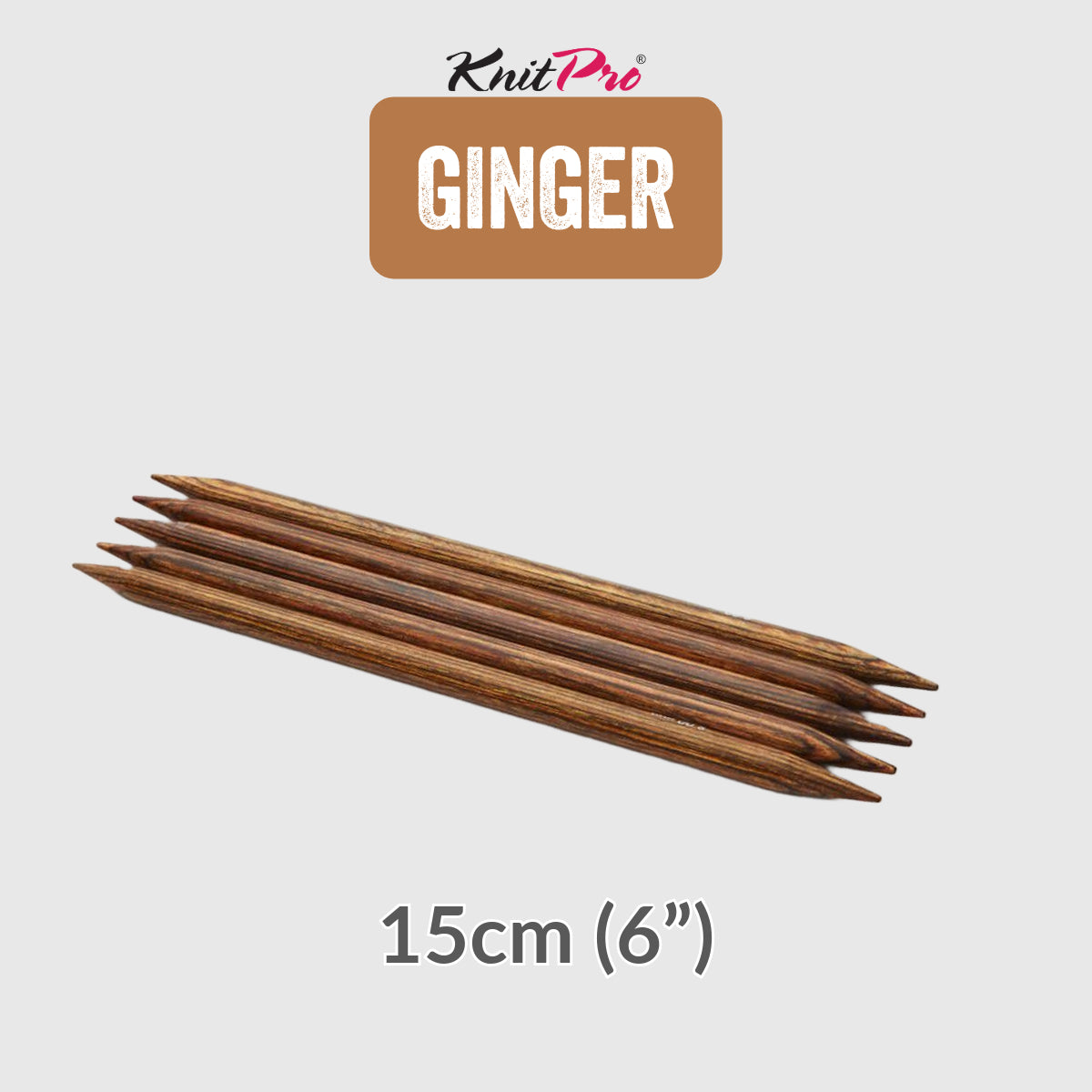 Double Pointed 15cm KP Ginger