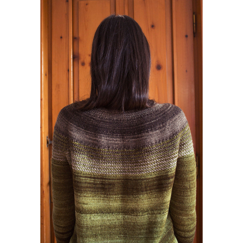 Urth Yarns Basilica Herringbone Pullover with Monokrom