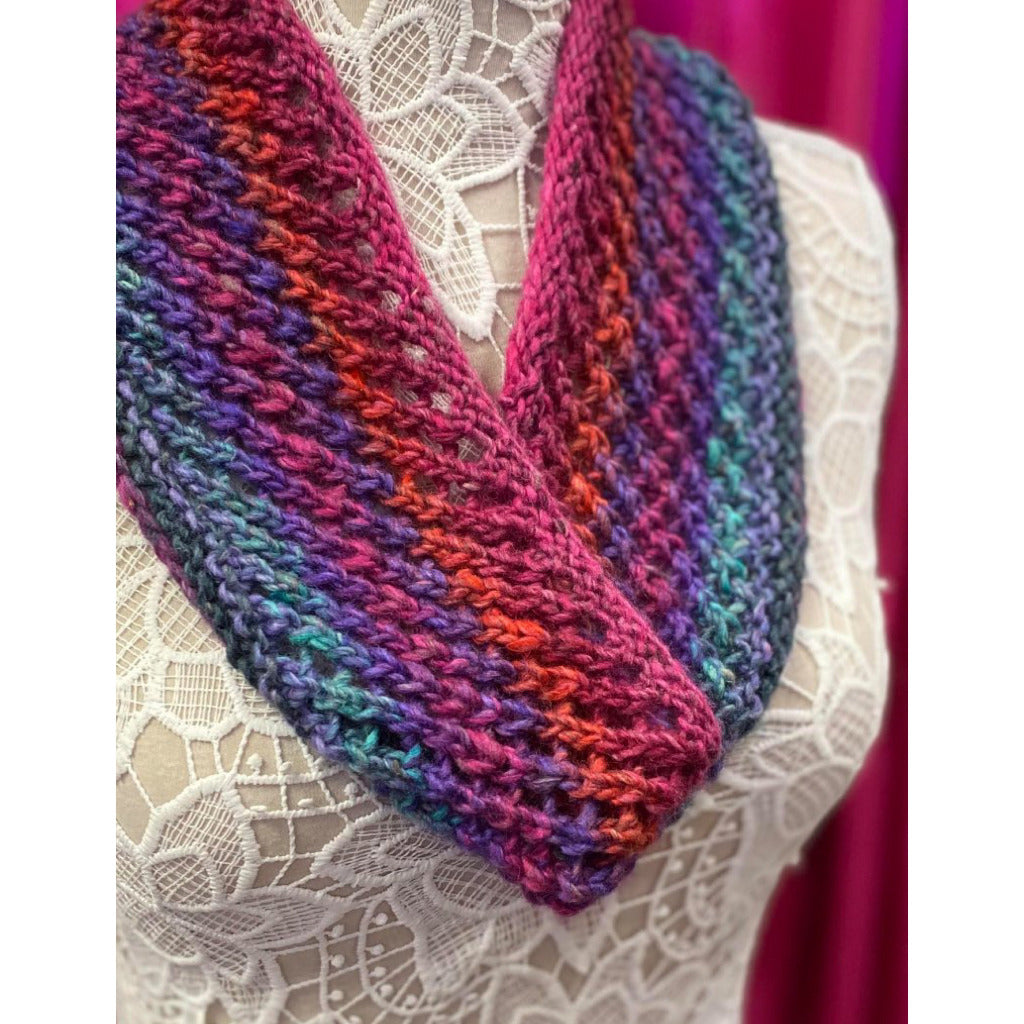 Noro 072 Silk Garden Ribbon Candy Cowl