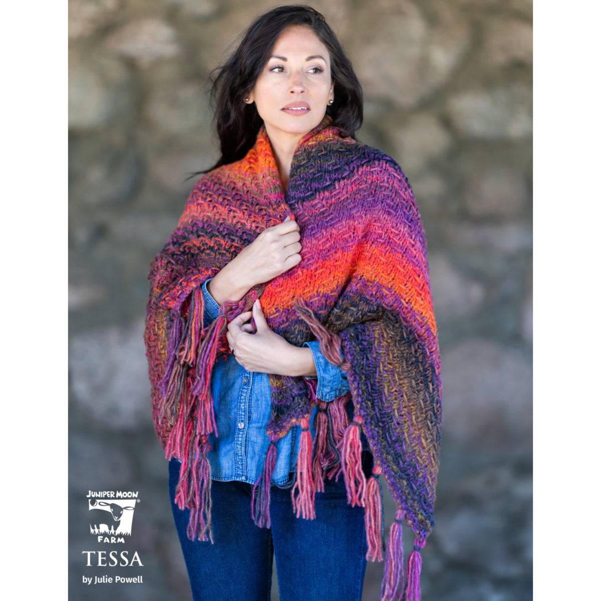 J2026-69 Tessa Fairy Floss Shawl