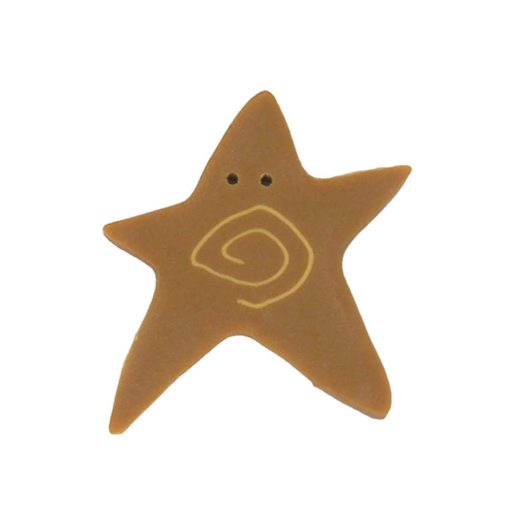 JAB3481.X Gold Swirly Star