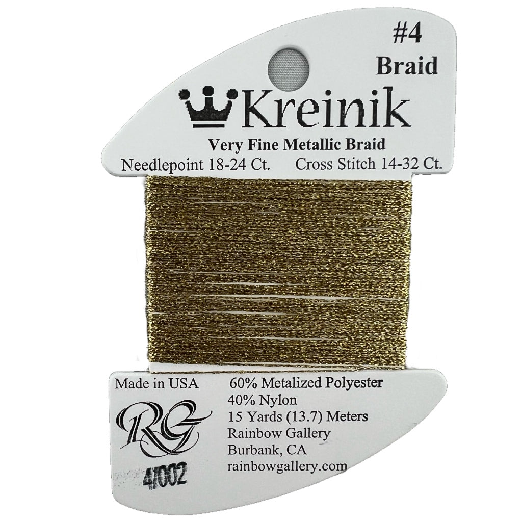 KM #4 Braid 002 Gold