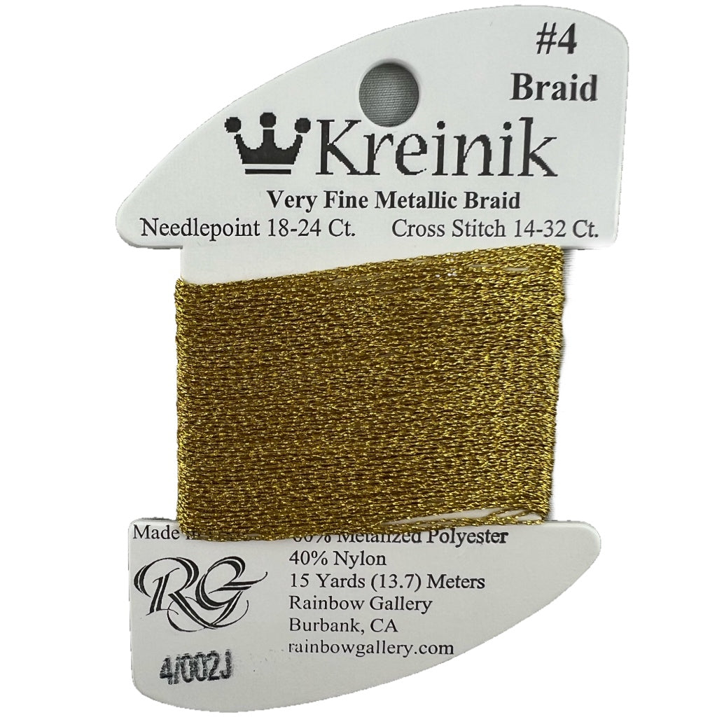 KM #4 Braid 002J Japan Gold