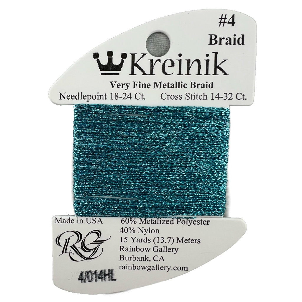 KM #4 Braid 014HL Sky Blue High Lustre