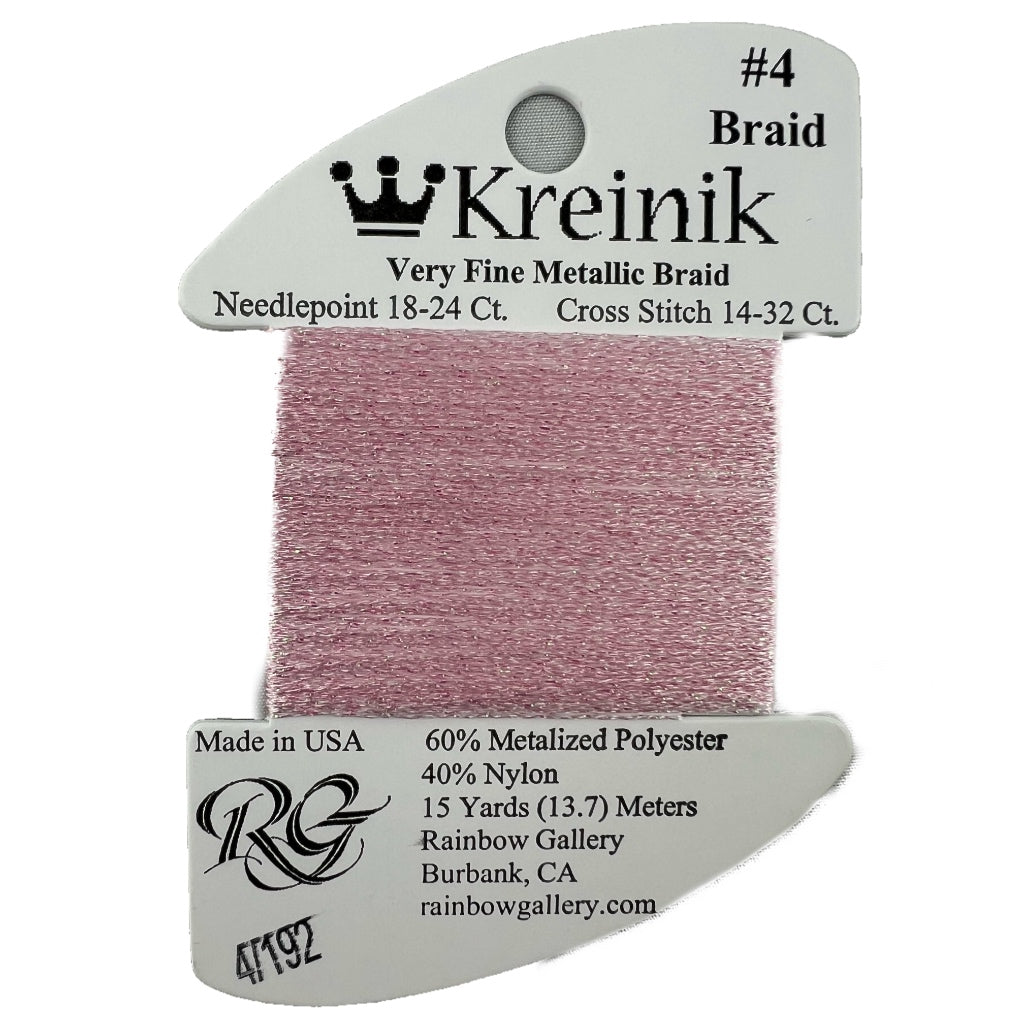 KM #4 Braid 192 Pale Pink