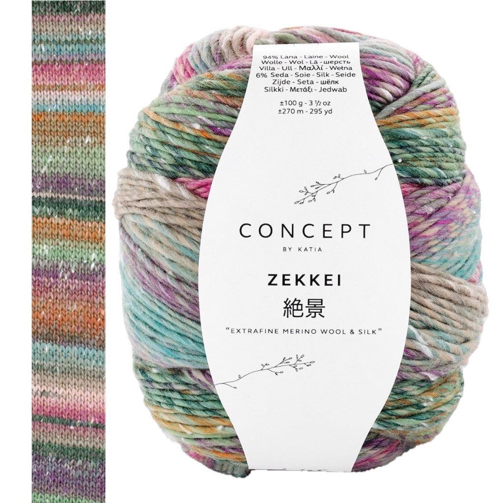 Zekkei 105 Grey-Rose-Orange