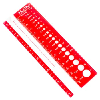Knitting Gauge Ruler KP