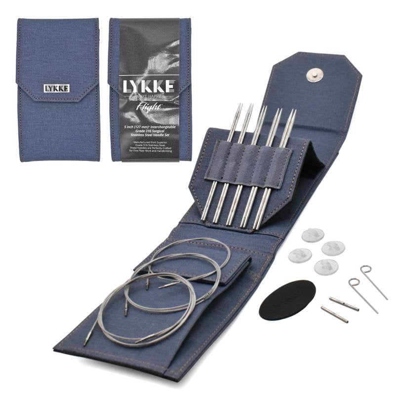 IC Circular Needle Gift Set LYKKE Flight 5" Mini set