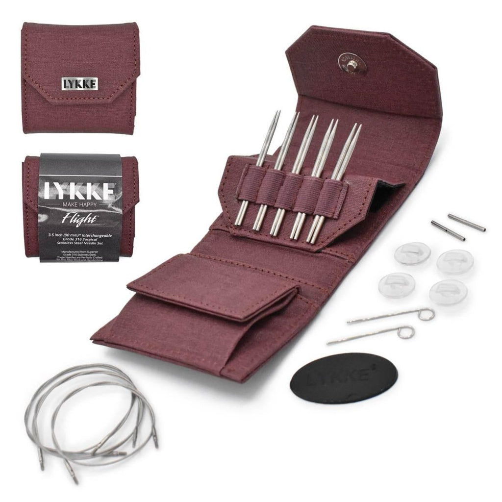 IC Circular Needle Gift Set LYKKE Flight 5" Mini set