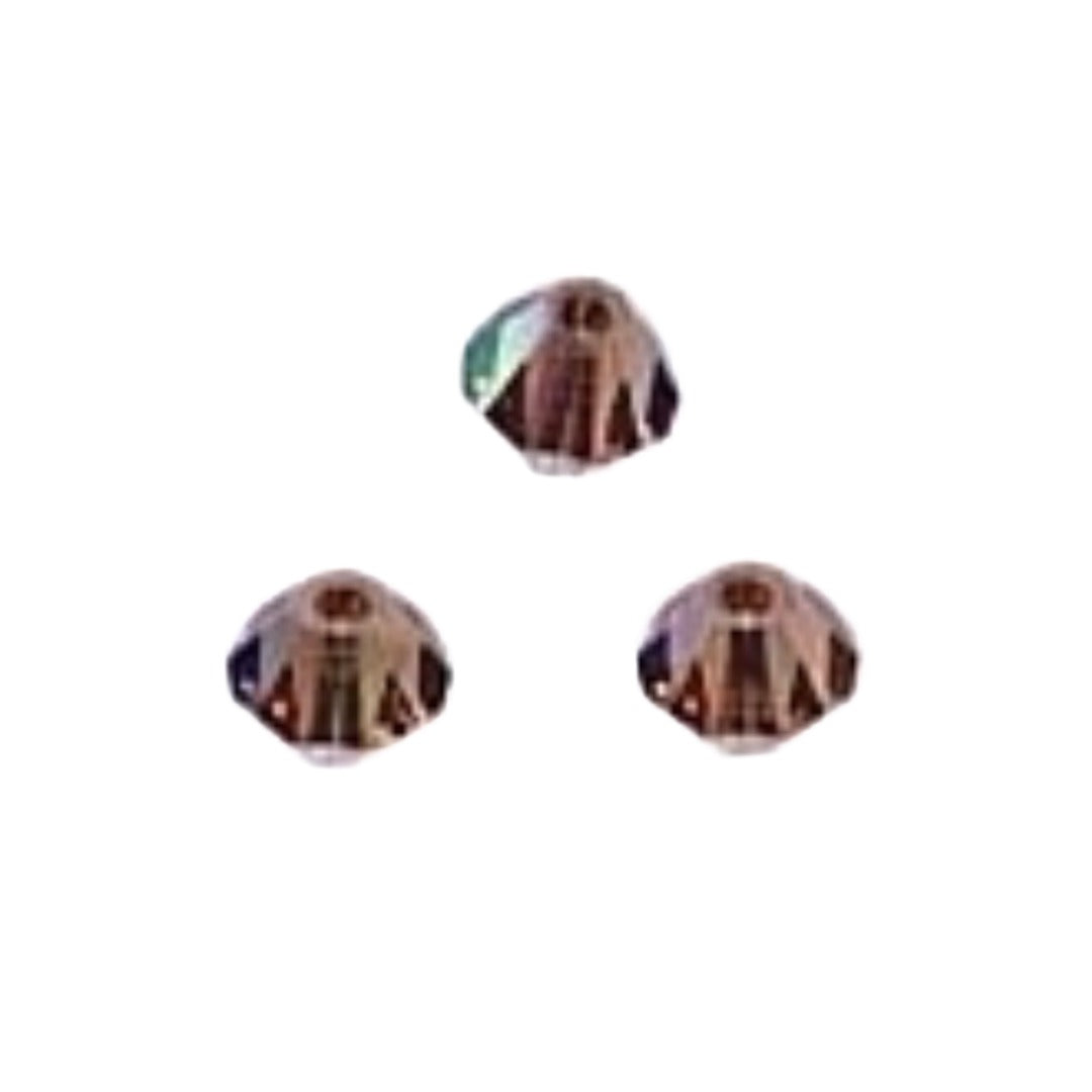 Beads 13079  Rondele Light Colorado Topaz AB