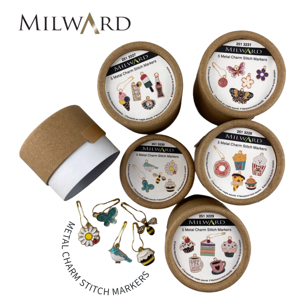 Stitch Markers Metal Charms (5)