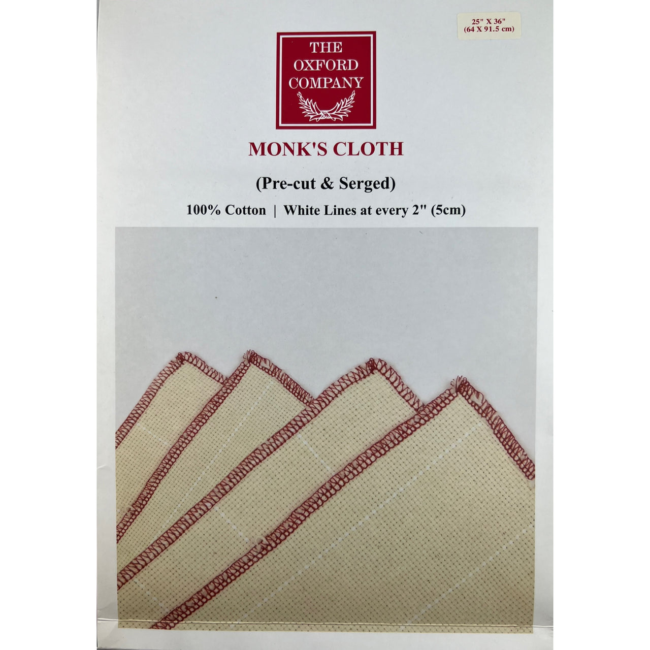 Monks Cloth 13ct Pre-cut & Serged