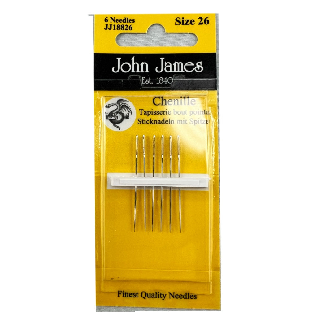 Needles 26 Chenille John James 18826