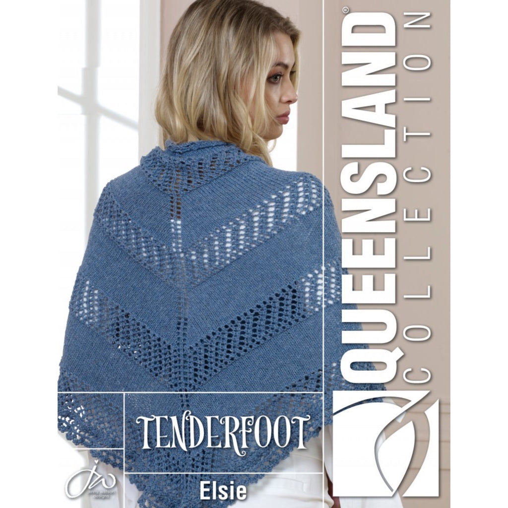 QC 144-03 Tenderfoot Elsie Lace Shawl