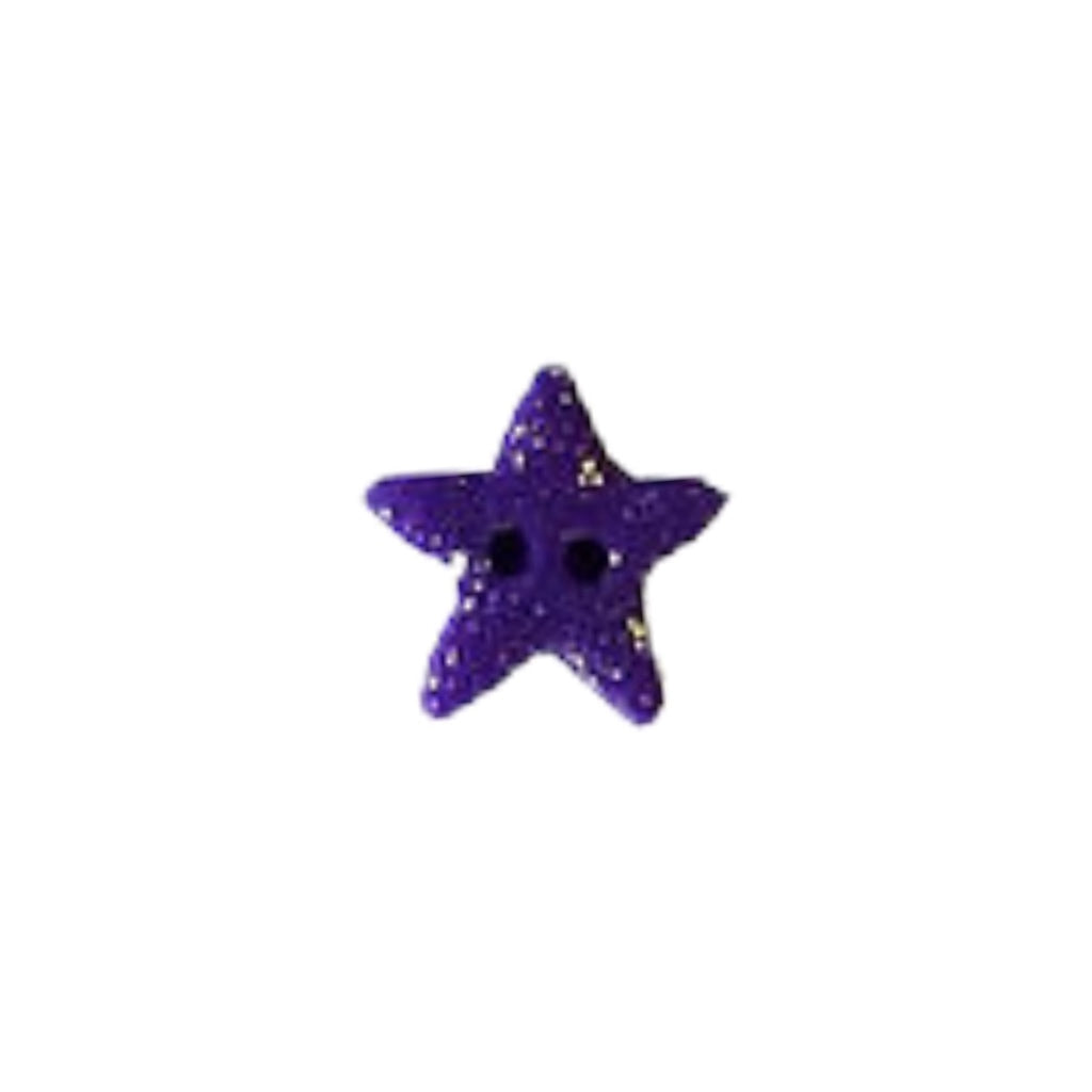 SB064PSM Purple Glitter Star Small Medium