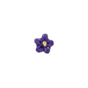Purple Flower Button