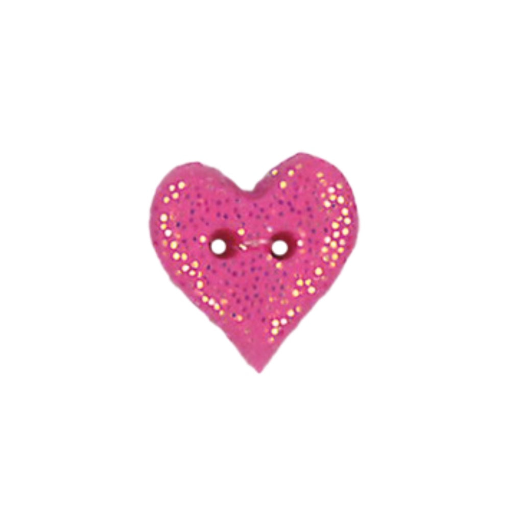 SB201FHS Fuchsia Glitter Heart Small