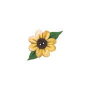 Yellow Flower Button