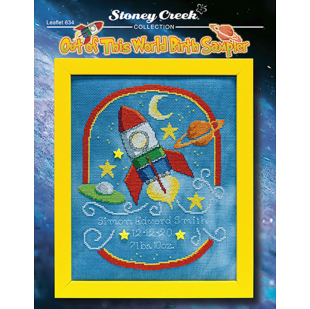 STC L634 Out of This World Birth Sampler