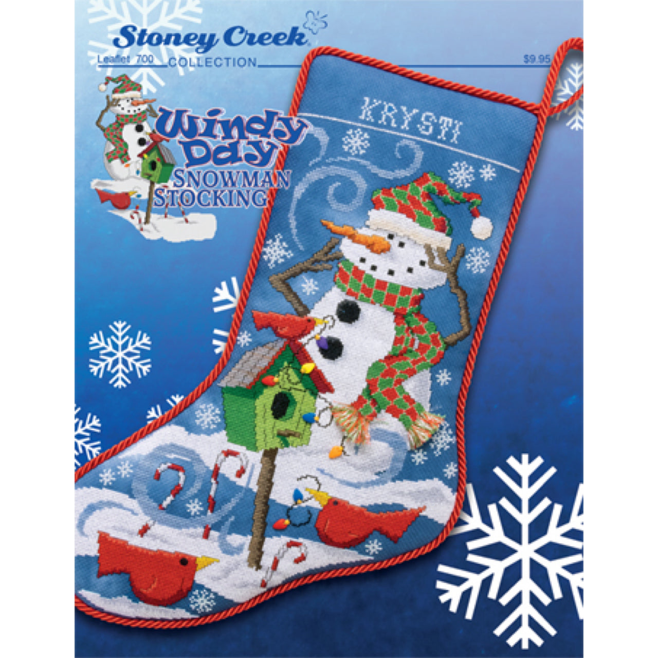 STC L700 Windy Day Snowman Stocking