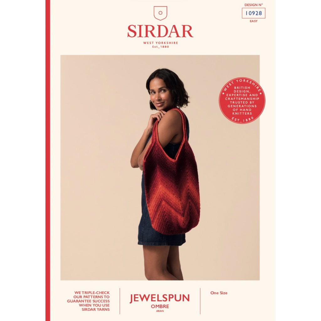 Sirdar 10928 Jewelspun Ombre Bag Crochet