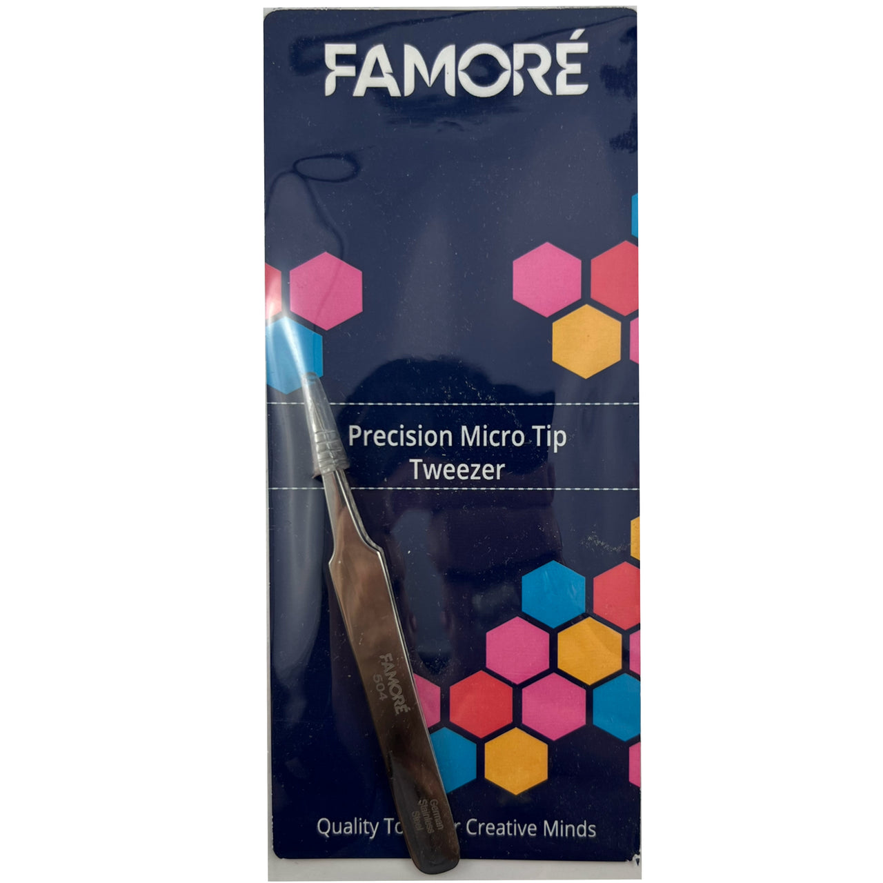 Tweezers Precision Micro Tip Famore 504