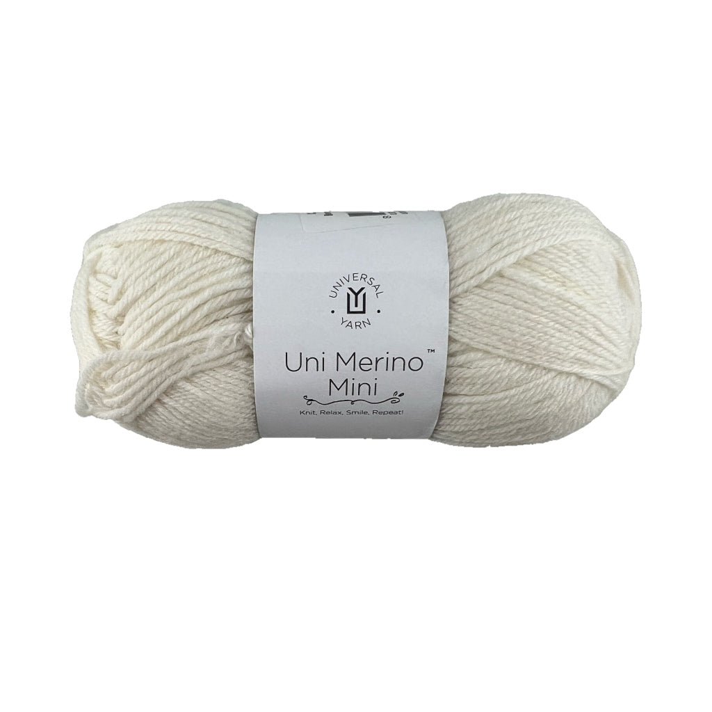 Uni Merino Mini 101 Bone 25g