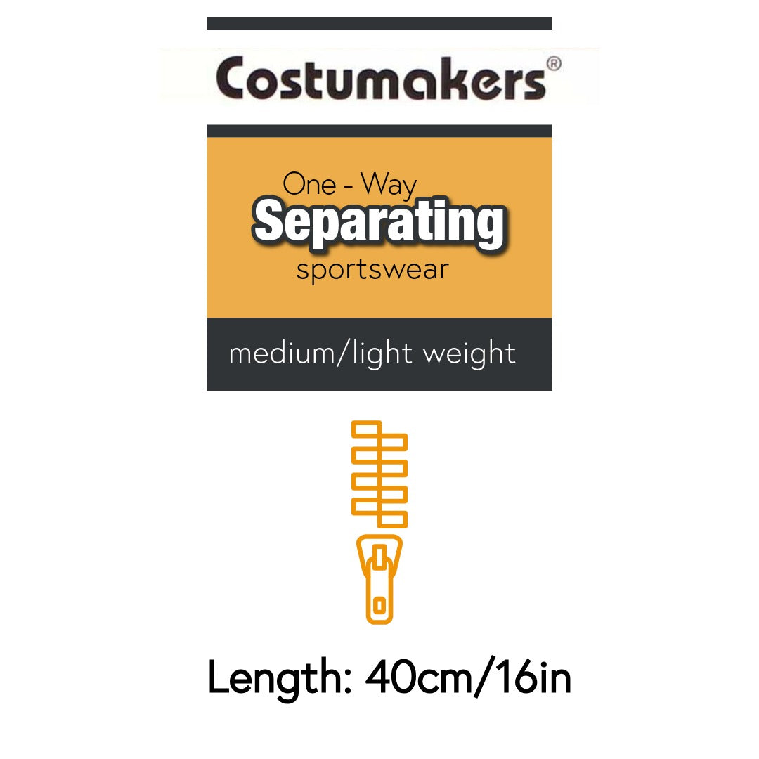 Zipper 60 40cm Separating