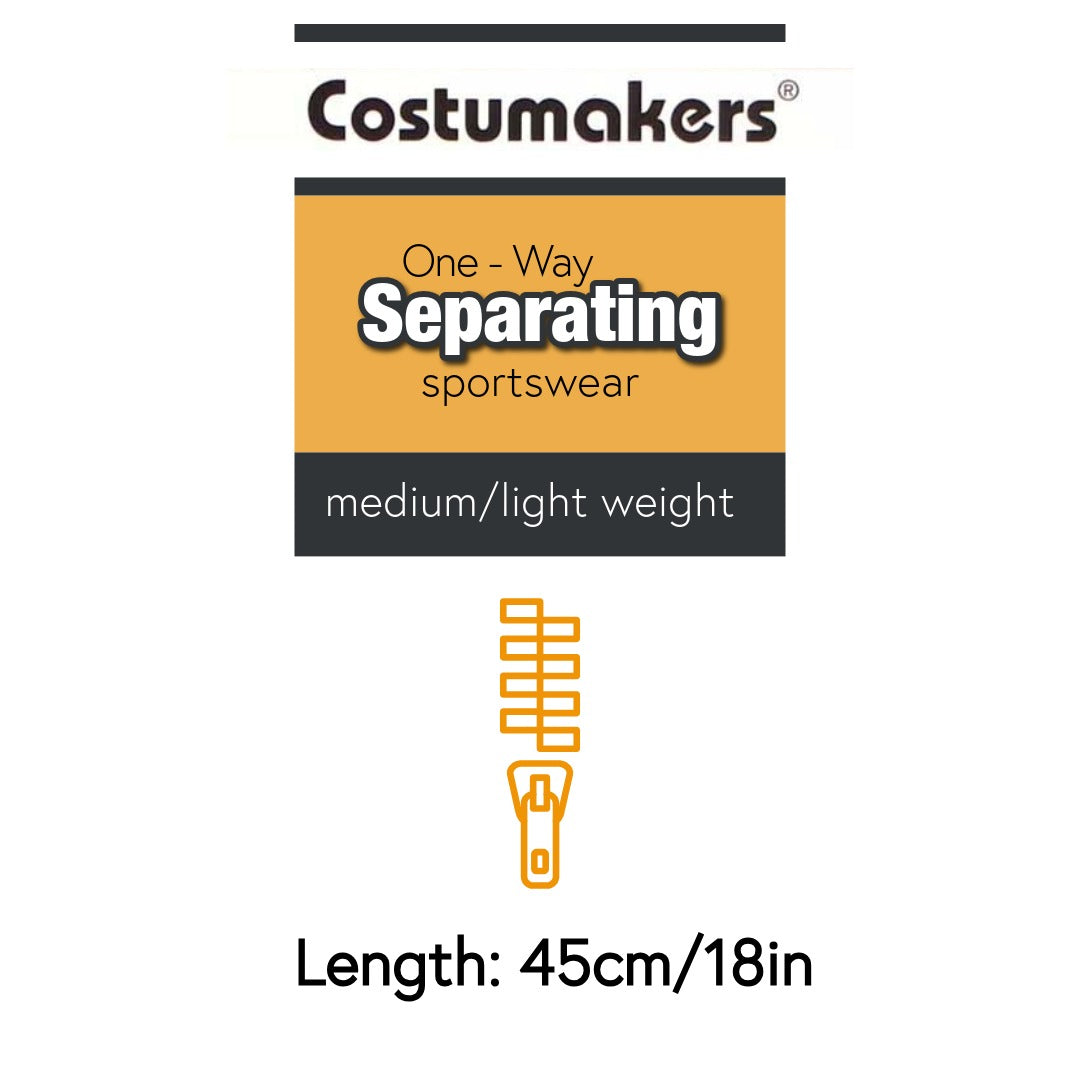 Zipper 60 45cm Separating