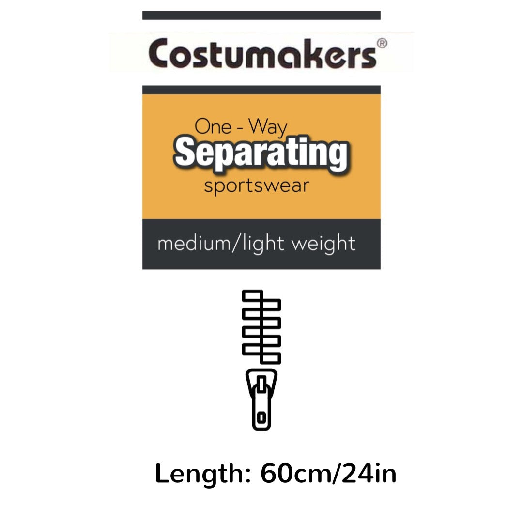 Zipper 60 60cm Separating