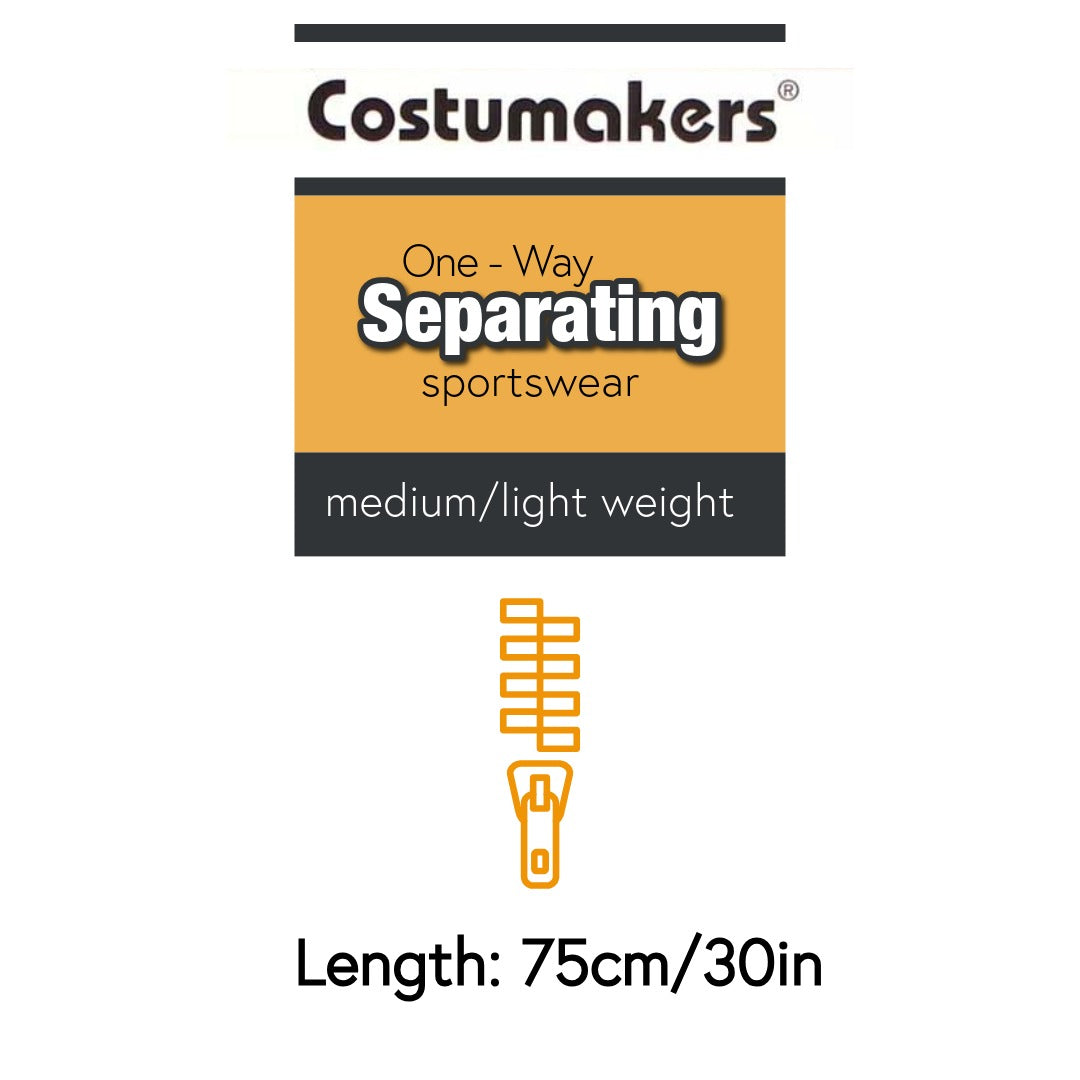Zipper 60 75cm Separating