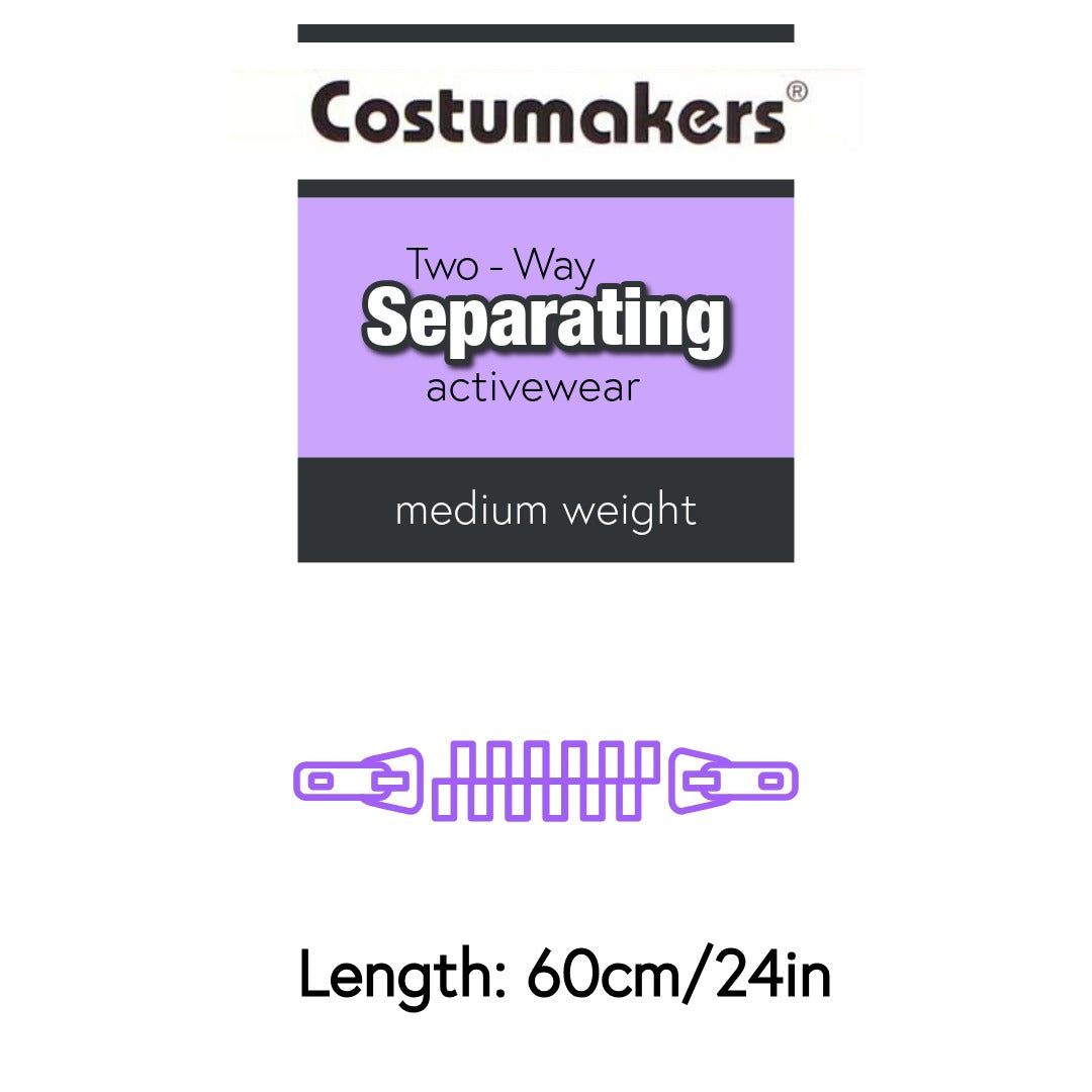 Zipper 60 60cm two-way