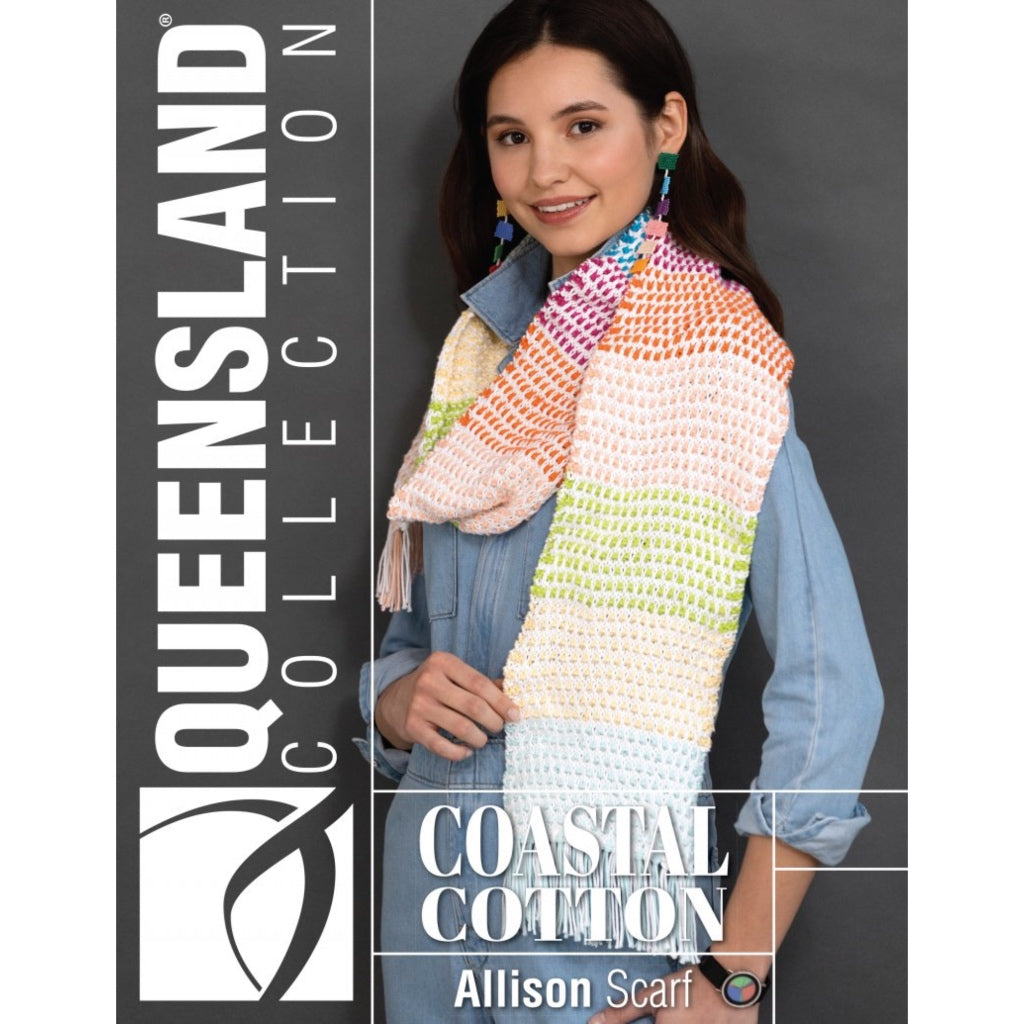 Queensland Collection 114-05 Coastal Cotton Allison Scarf