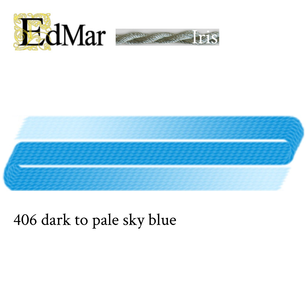 Iris 406 Dk to Pale Sky Blue