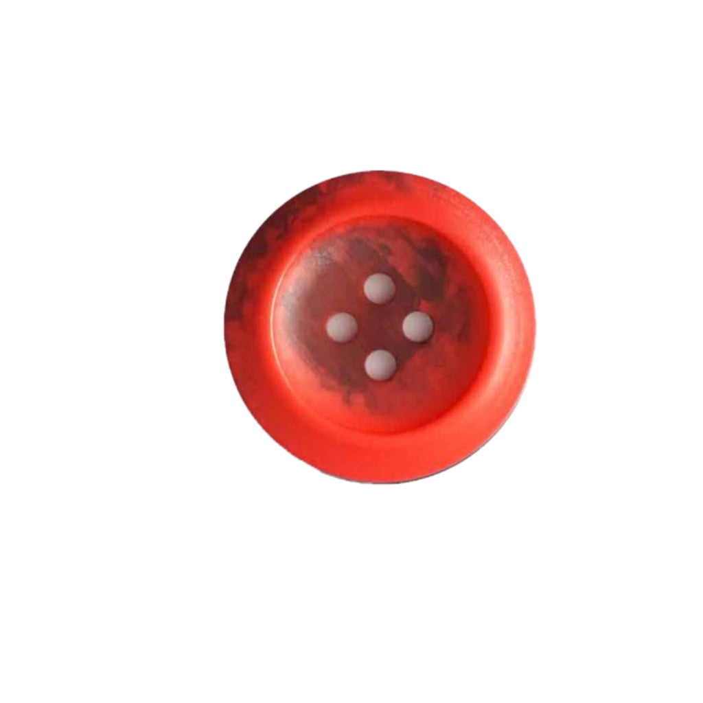 Button 332809 Red Stone 20mm