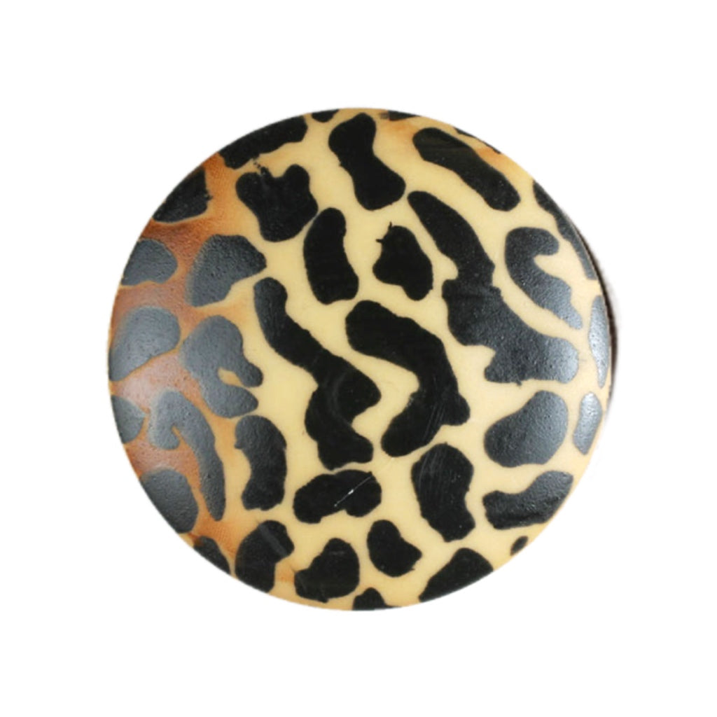 Button 360448 Animal Print 28mm