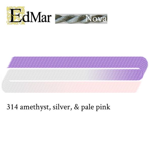 Nova 314 Amethyst, Silver, & Pale Pink