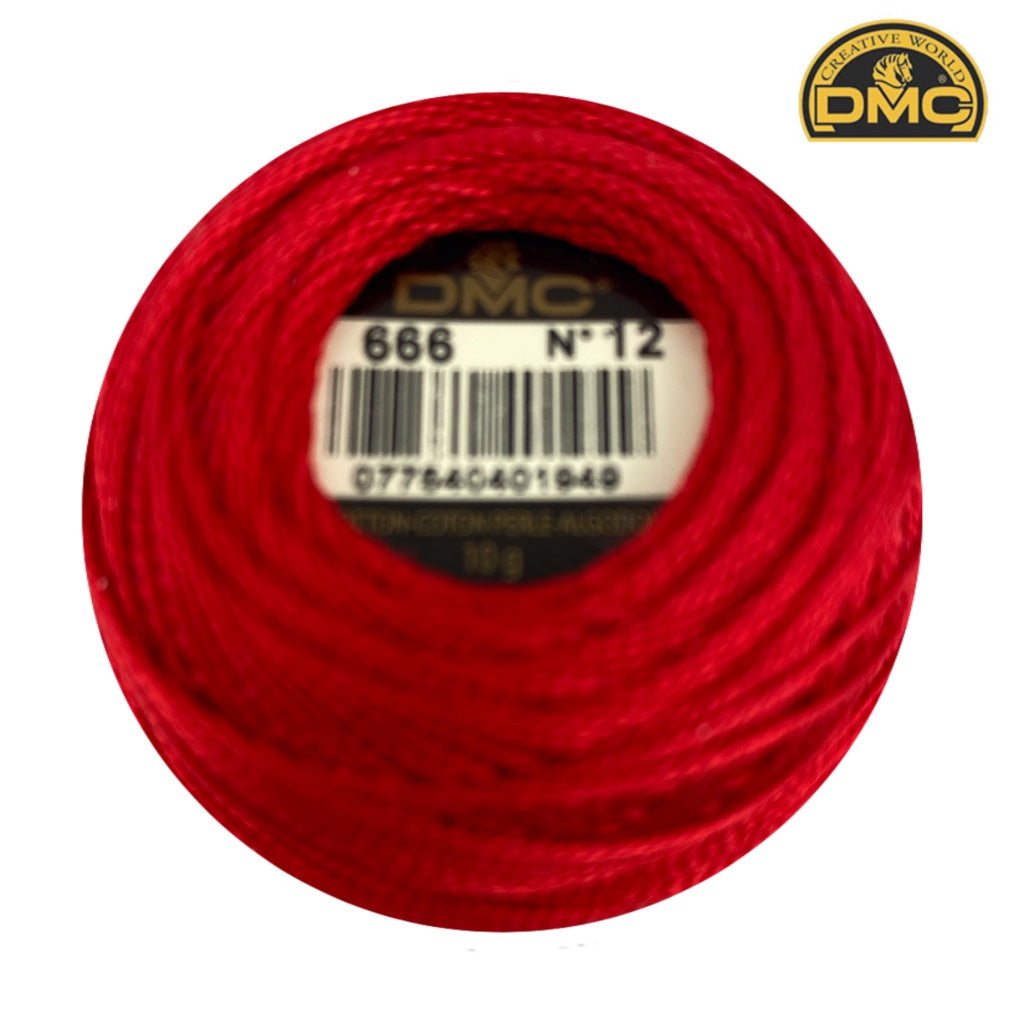 Perle 12  666 Red  Bright