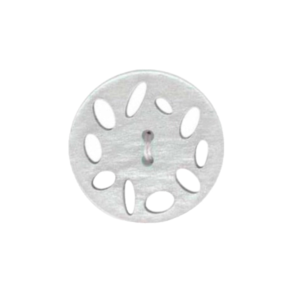 Button 057079 Sand Dollar White 22mm