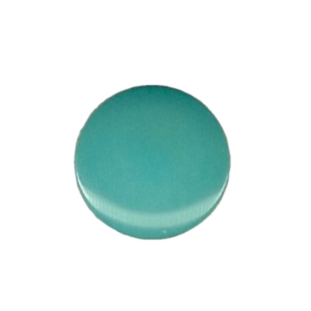Button 457537 Teal Shank 18mm