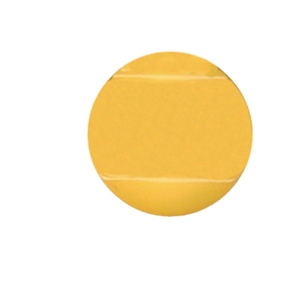 Button 768481 Yellow Shank 18mm