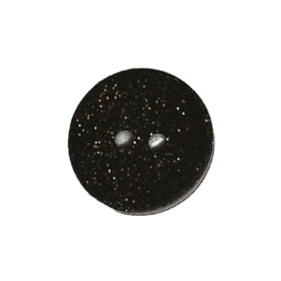 Button 101869F Black Sparkle 20mm
