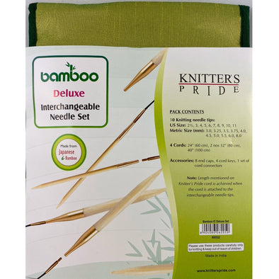 Circular Needle Gift Set Knitter's Pride Bamboo Deluxe