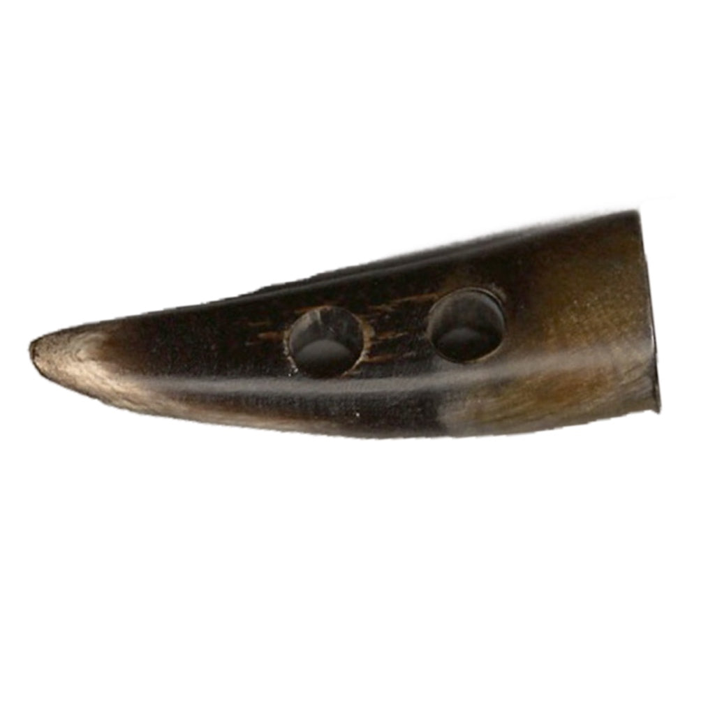 Button 510028 Authentic Buffalo Horn Brown