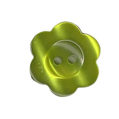 Button STBCF1 Flower Lime 23mm