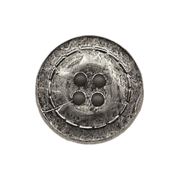 Button 156636MB Silver 23mm